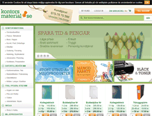 Tablet Screenshot of kontorsmaterial.se